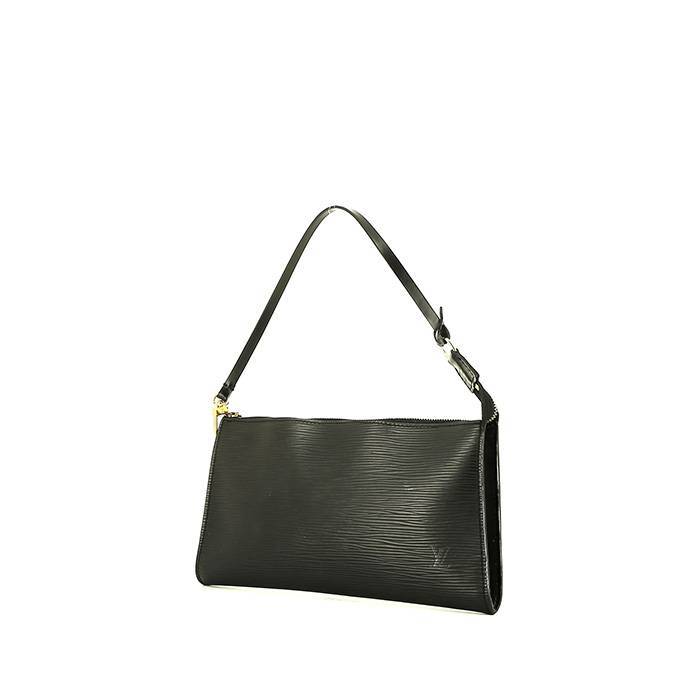 Pochette Louis Vuitton  Pochette accessoires en cuir épi noir - 00pp