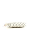 Pochette Louis Vuitton  Pochette accessoires in tela a scacchi azzurro e pelle naturale - Detail D4 thumbnail