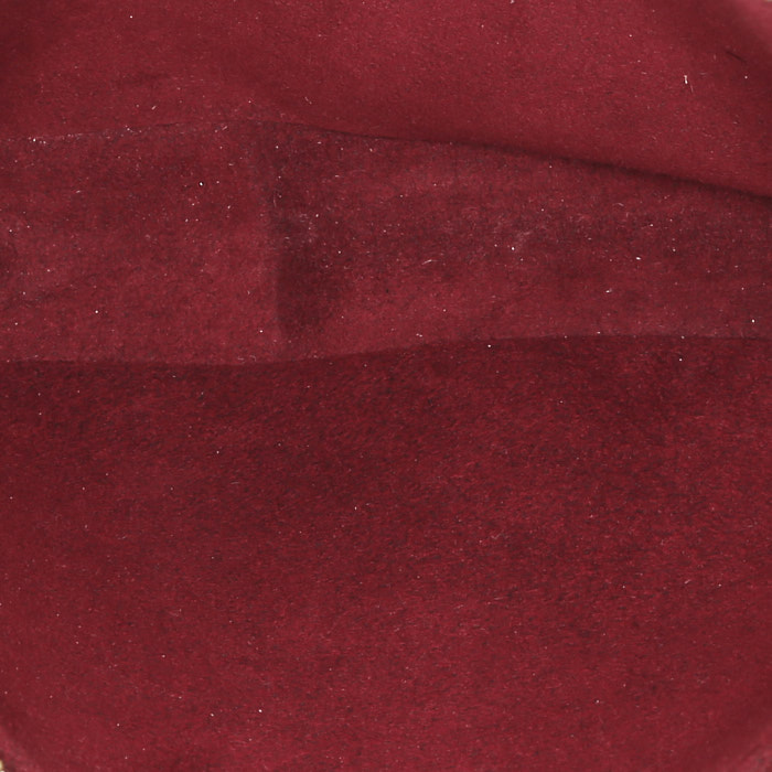 Louis Vuitton  Editions Limitées pouch  in multicolor and white monogram canvas  and natural leather - Detail D2