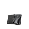 Hermès  Jige pouch  in blue box leather - 00pp thumbnail