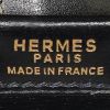 Bolsito de mano Hermès  Jige en cuero box azul - Detail D3 thumbnail