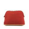 Pochette Hermès  Bolide in tela rossa - 360 thumbnail