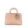 Dior Diorissimo handbag  in beige grained leather - 360 thumbnail