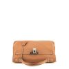 Hermès  Kelly 32 cm handbag  in gold leather taurillon clémence - 360 Front thumbnail