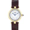 Reloj Cartier Must Vendôme y plata dorada Circa 1990 - 00pp thumbnail