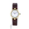 Reloj Cartier Must Vendôme y plata dorada Circa 1990 - 360 thumbnail