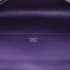 Bolsito de mano Hermès  Kelly Cut en cuero swift violeta - Detail D2 thumbnail