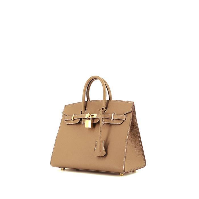 Hermès  Birkin 25 cm handbag  in etoupe epsom leather - 00pp