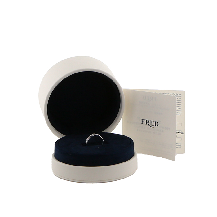 Fred Chance Infinie small model ring in white gold and diamonds - Detail D2