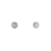 Tiffany & Co Circlet small earrings in platinium and diamonds - 00pp thumbnail