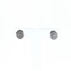 Orecchini a bottone Tiffany & Co Circlet in platino e diamanti - 360 thumbnail
