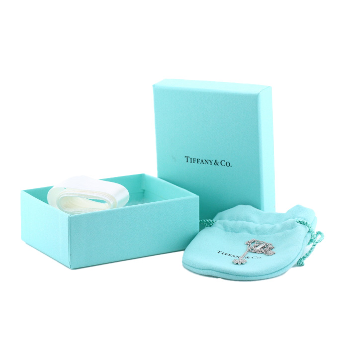 Collana Tiffany & Co  in oro bianco e diamanti - Detail D2