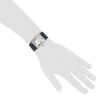 Cartier Tank Solo  in stainless steel Ref: Cartier - 2715  Circa 2000 - Detail D1 thumbnail
