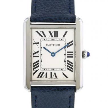 Reloj Cartier Tank Solo de acero Ref: Cartier - 2715  Circa 2000