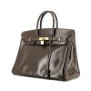Hermès  Birkin 35 cm handbag  in brown box leather - 00pp thumbnail