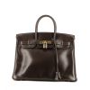 Hermès  Birkin 35 cm handbag  in brown box leather - 360 thumbnail