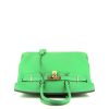 Hermès  Birkin 35 cm handbag  in green Bamboo togo leather - 360 Front thumbnail