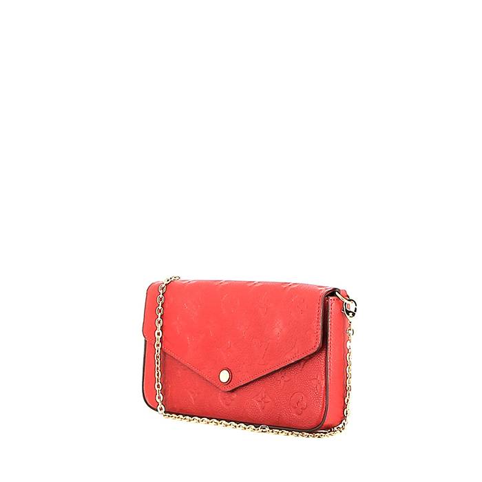 Louis Vuitton  Félicie shoulder bag  in red empreinte monogram leather - 00pp