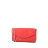 Bolso bandolera Louis Vuitton  Félicie en cuero monogram huella rojo - 360 thumbnail