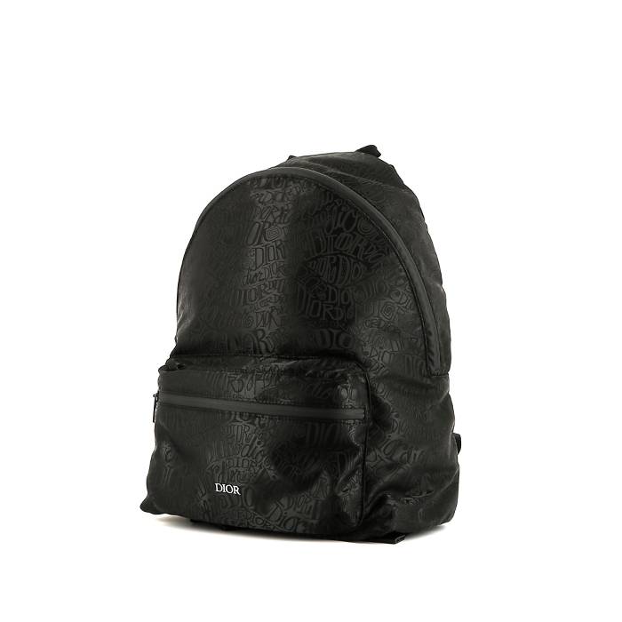 Dior  Rider backpack  in black canvas - 00pp