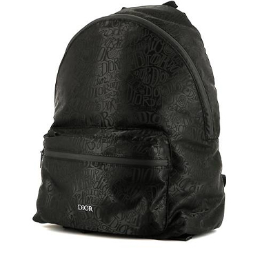 Sac à dos Dior  Rider en toile noire