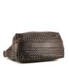 Bottega Veneta   shoulder bag  in brown intrecciato leather - Detail D4 thumbnail