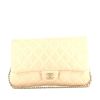 Chanel   handbag/clutch  in beige quilted leather - 360 thumbnail