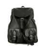 Saint Laurent  Festival backpack  in black leather - 360 thumbnail