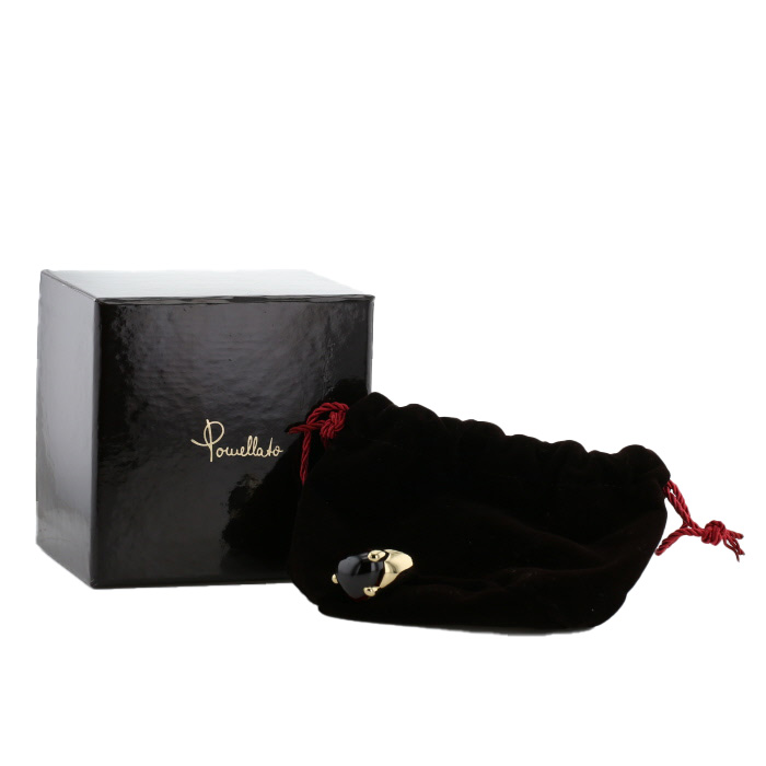 Anello Pomellato Griffe in oro giallo e granato - Detail D2