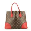 Louis Vuitton  Flandrin handbag  in brown monogram canvas  and red leather - 360 thumbnail