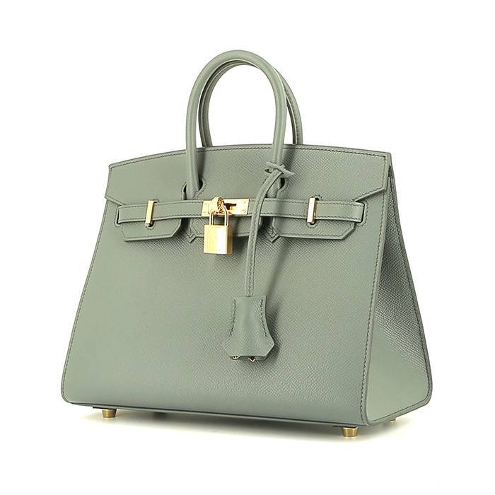 Hermès  Birkin 25 cm handbag  in Almond green epsom leather - 00pp