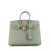 Bolso de mano Hermès  Birkin 25 cm en cuero epsom verde Almendra - 360 thumbnail