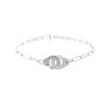 Bracelet Dinh Van Menottes R10 en or blanc et diamants - 00pp thumbnail