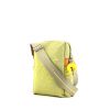 Sac bandoulière Louis Vuitton   en toile grise et jaune - 00pp thumbnail