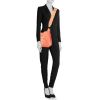 Hermès  Evelyne shoulder bag  in pink epsom leather - Detail D1 thumbnail