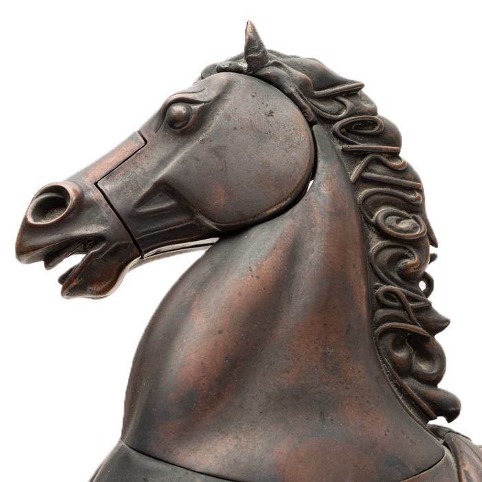 Miguel Berrocal, Sculpture "Caballo Casinaide" (Opus 170), in brown patinated bronze, signed and numbered, of 1978-1979 - Detail D4