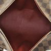 Bolso de mano Louis Vuitton  Papillon en lona a cuadros ébano y cuero marrón - Detail D2 thumbnail