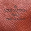 Bolso de mano Louis Vuitton  Papillon en lona a cuadros ébano y cuero marrón - Detail D3 thumbnail