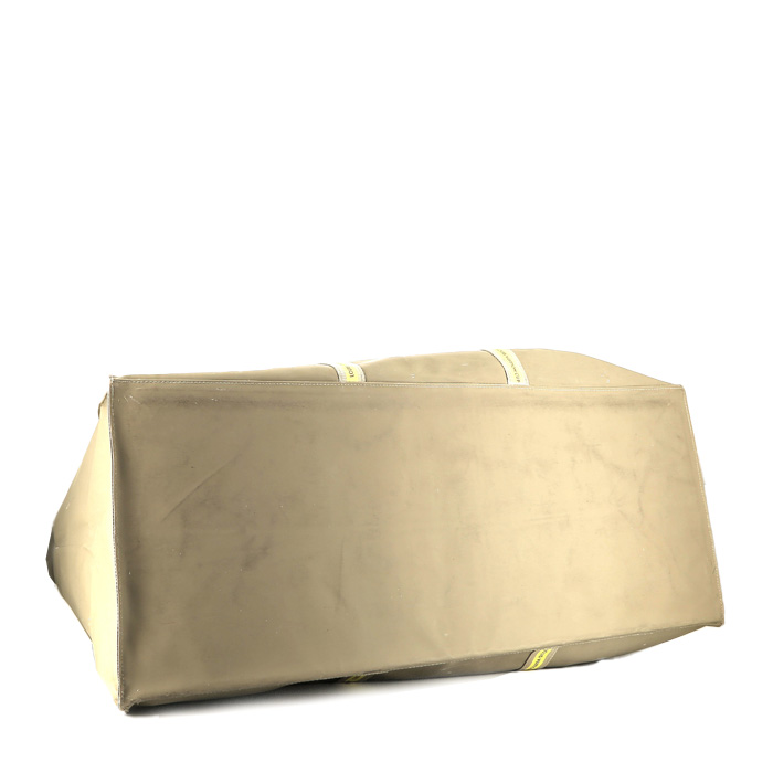 Louis Vuitton  World Cup shopping bag  in grey canvas - Detail D4