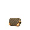 Bolsito de mano Louis Vuitton  Trocadéro en lona Monogram marrón y cuero natural - 00pp thumbnail