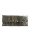 Celine  Maillon Triomphe pouch  in grey water snake - 360 thumbnail