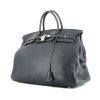 Bolso de mano Hermès  Birkin 40 cm en cuero togo azul marino - 00pp thumbnail