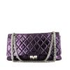 Chanel  Chanel 2.55 handbag  in purple quilted leather - 360 thumbnail