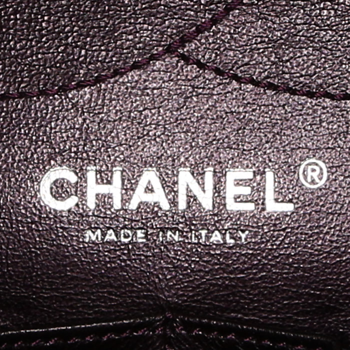 Borsa Chanel  Chanel 2.55 in pelle trapuntata viola - Detail D4