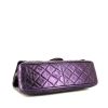 Chanel  Chanel 2.55 handbag  in purple quilted leather - Detail D5 thumbnail