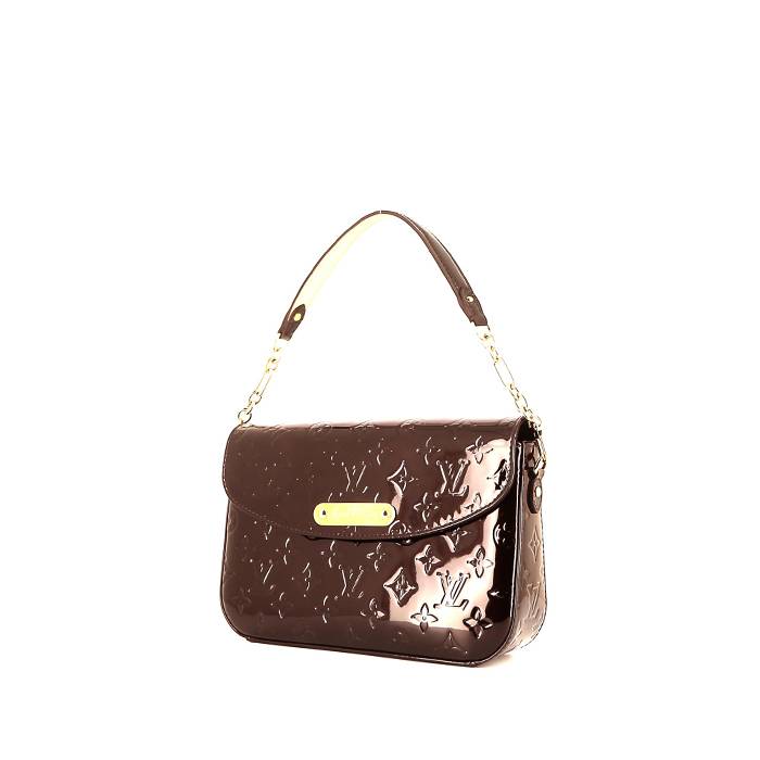 Preowned Authentic Louis Vuitton Amarante Monogram Vernis Rodeo Drive Bag