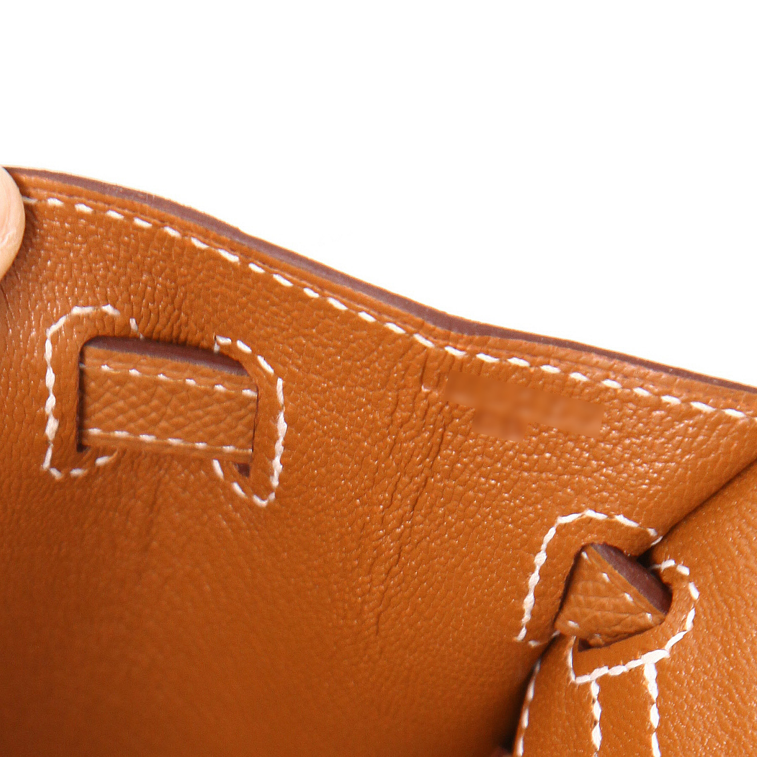 Borsa Hermès  Birkin 25 cm in pelle Epsom gold - Detail D4