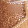 Hermès  Birkin 25 cm handbag  in gold epsom leather - Detail D4 thumbnail