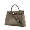 Hermès  Kelly 35 cm handbag  in grey Evercolor calfskin - 00pp thumbnail