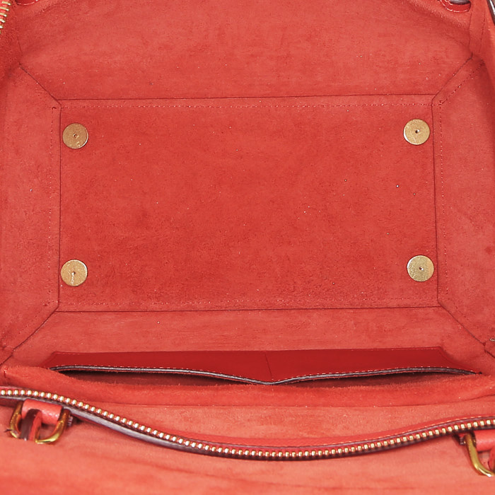 Borsa Celine  Belt modello medio  in pelle rossa - Detail D3